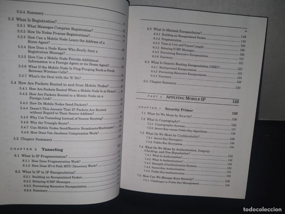 Libros de segunda mano: 34- MOBILE IP. THE INTERNET UNPLUGGED - JAMES D. SOLOMON - 1997 - Foto 8