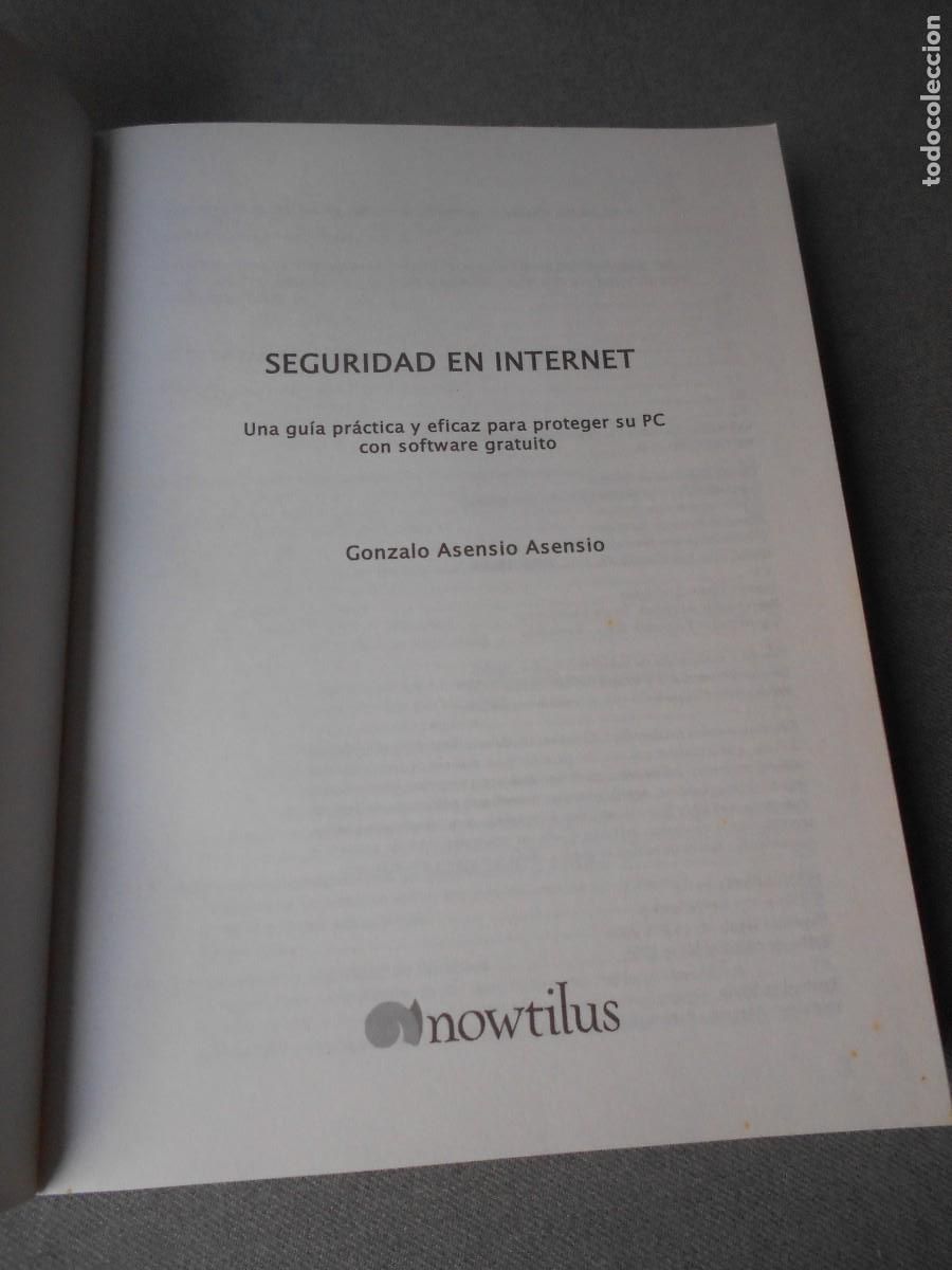 Libros de segunda mano: SEGURIDAD EN INTERNET - Foto 2