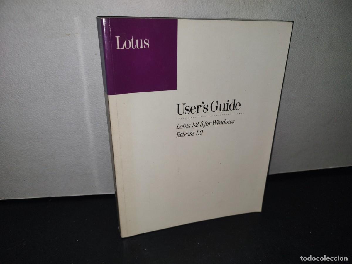 Libros de segunda mano: 72- LOTUS. USERS GUIDE. LOTUS 1-2-3 FOR WINDOWS RELEASE 1.0 - Foto 1