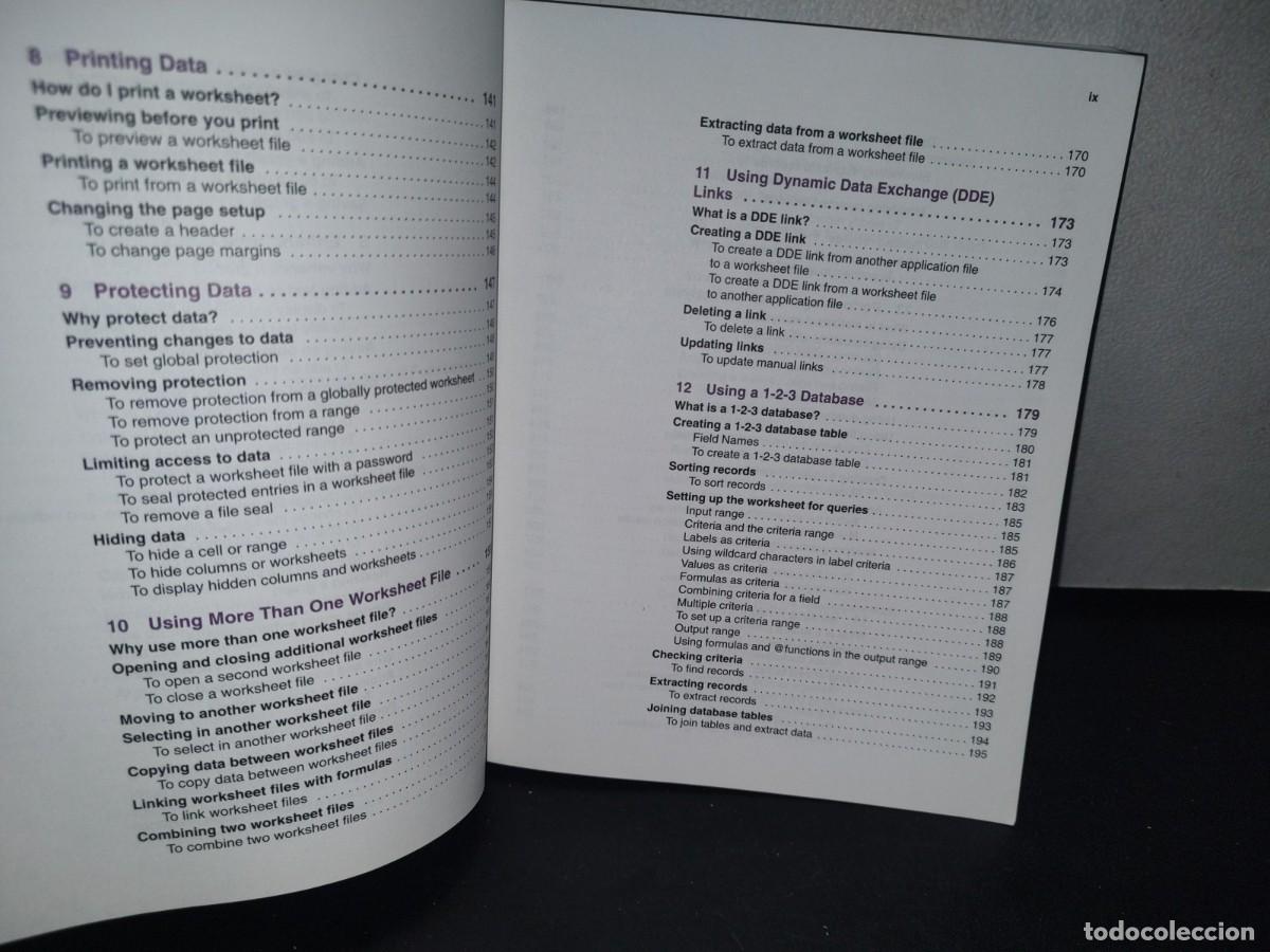 Libros de segunda mano: 72- LOTUS. USERS GUIDE. LOTUS 1-2-3 FOR WINDOWS RELEASE 1.0 - Foto 6