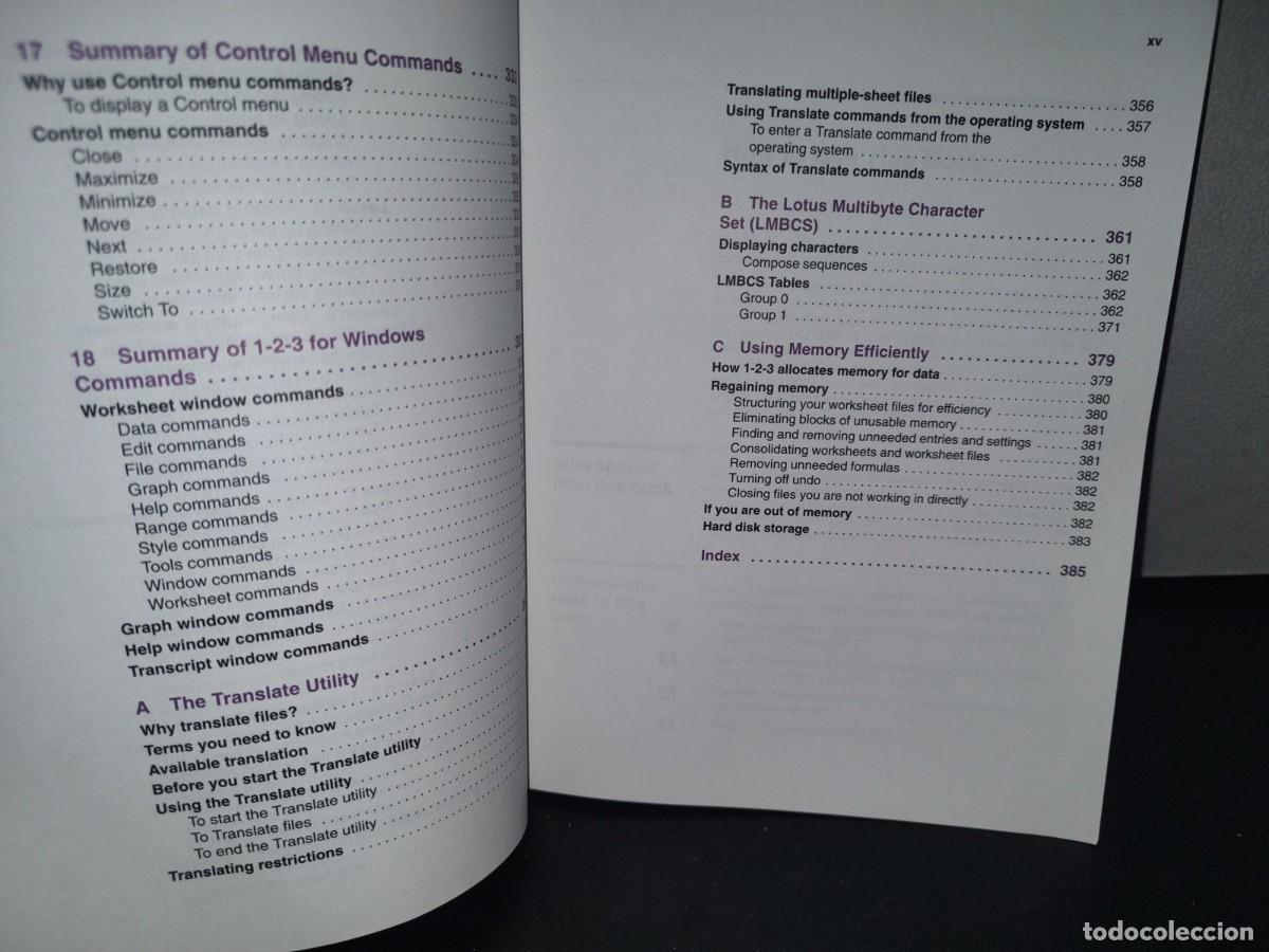 Libros de segunda mano: 72- LOTUS. USERS GUIDE. LOTUS 1-2-3 FOR WINDOWS RELEASE 1.0 - Foto 9
