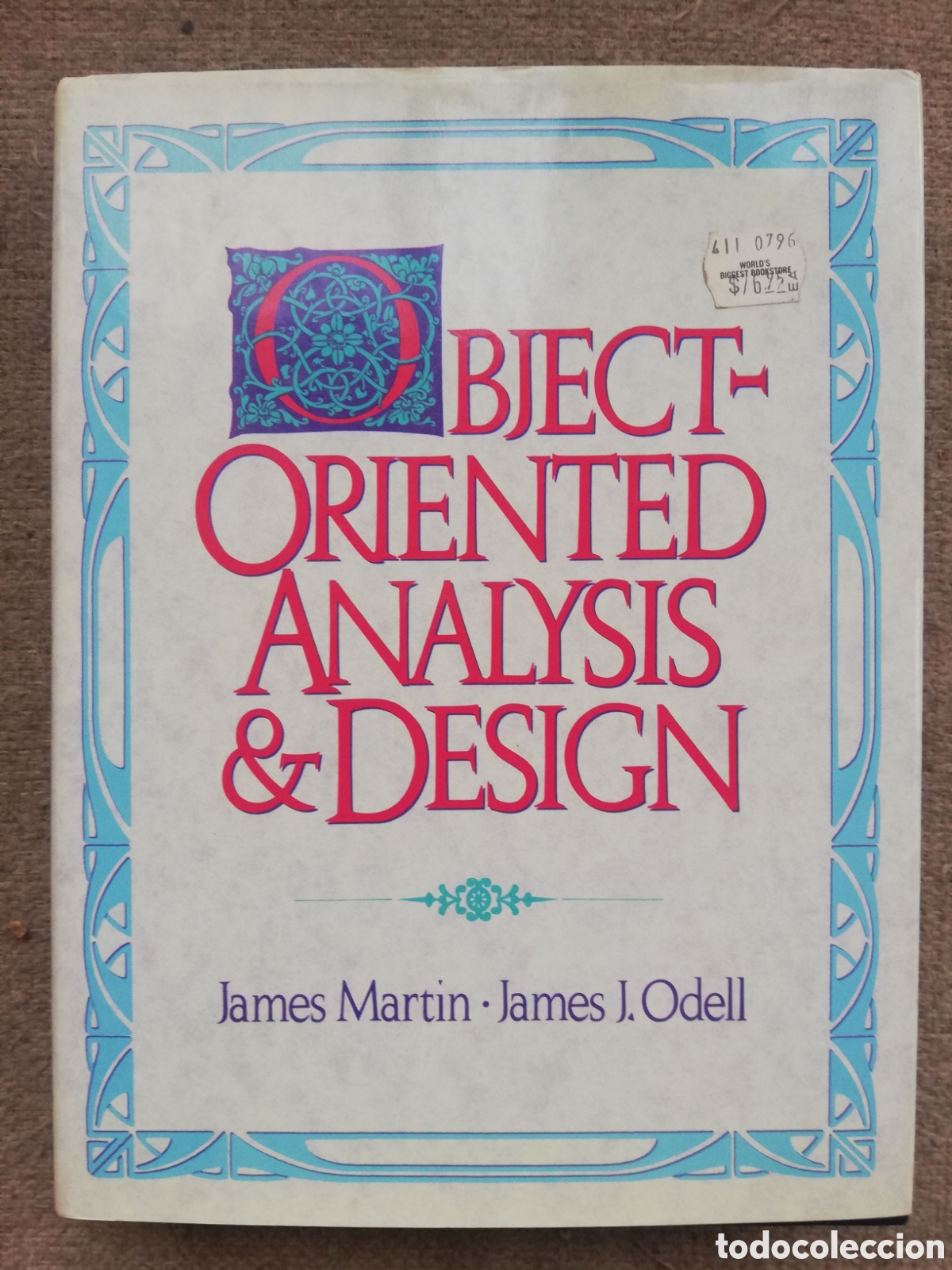 Libros de segunda mano: Object-oriented analysys & design. James Martin y James J. Odell - Foto 1
