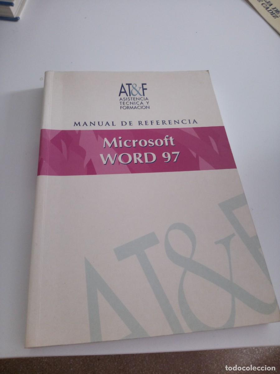 Libros de segunda mano: GG-HH33 LIBRO MANUAL DE REFERENCIA MICROSOFT WORD 97 - Foto 1