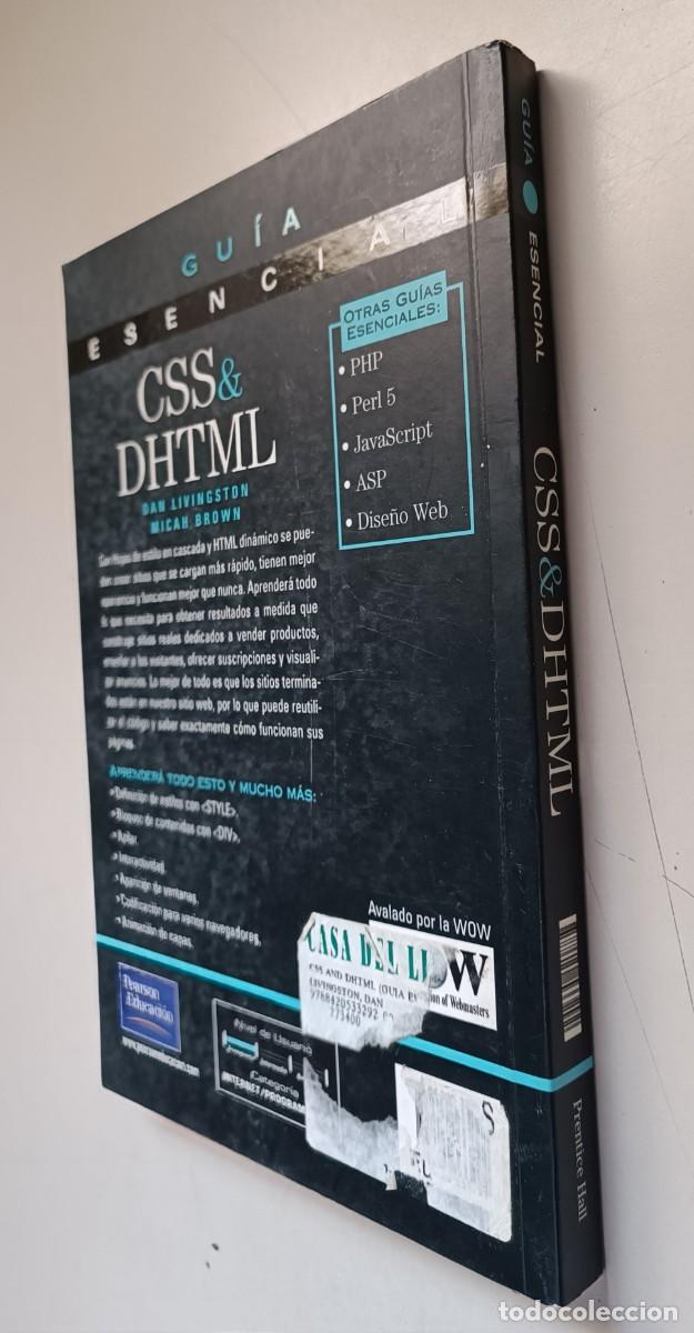 Libros de segunda mano: CSS & DHTML. GUIA ESENCIAL - Foto 2