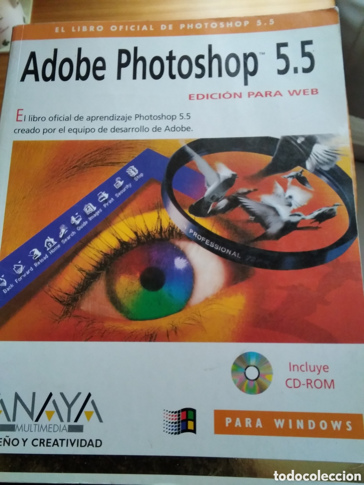 Libros de segunda mano: Adobe Photoshop libro de inform&aacute;tica edita anaya incluye cd - Foto 1