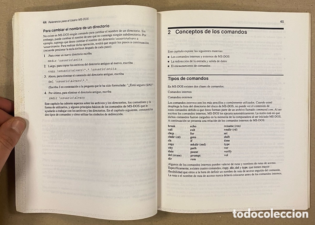 Libros de segunda mano: PHILIPS MS-DOS 4.01 GU&Iacute;A OPERATIVA. PHILIPS 1989. - Foto 5