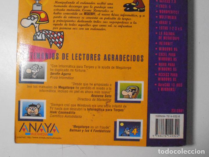 Libros de segunda mano: LIBRO, INTRODUCCION LA INFORMATICA PARA TORPES, ANAYA - Foto 7