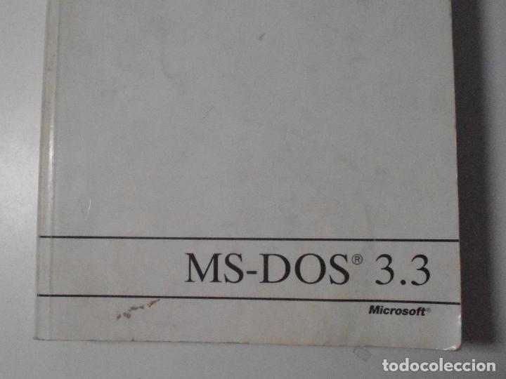 Libros de segunda mano: LIBRO, MS-DOS, 3.3, MICROSOFT, SCHNEIDER - Foto 1