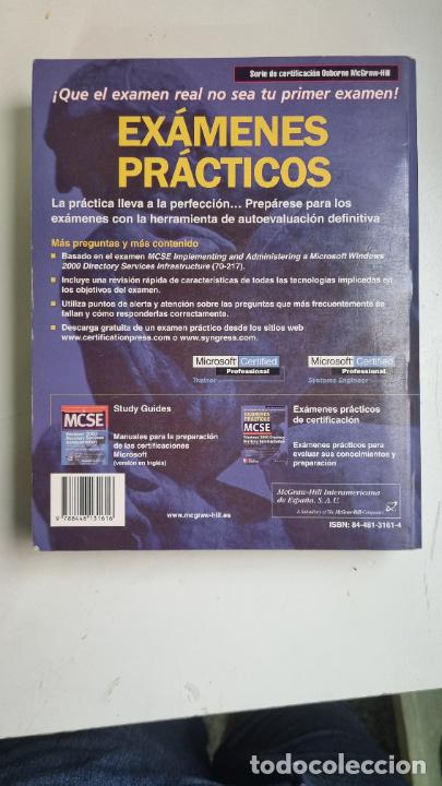 Libros de segunda mano: MCSE EXAMENES PRACTICOS - Windows 2000 Directory Services Administration - Foto 2