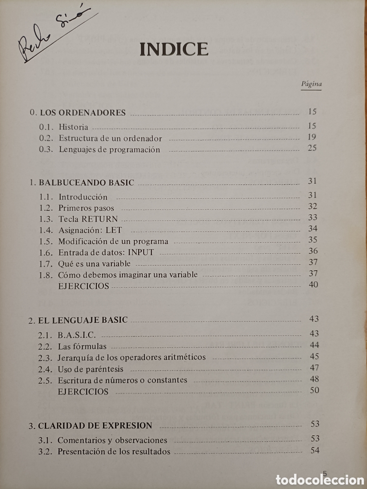 Libros de segunda mano: BASIC b&aacute;sico. Curso de programaci&oacute;n - Foto 3