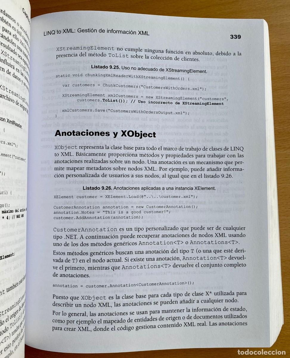 Libros de segunda mano: Programaci&oacute;n LINQ, de Paolo Pialorsi y Marco Russo - Foto 3