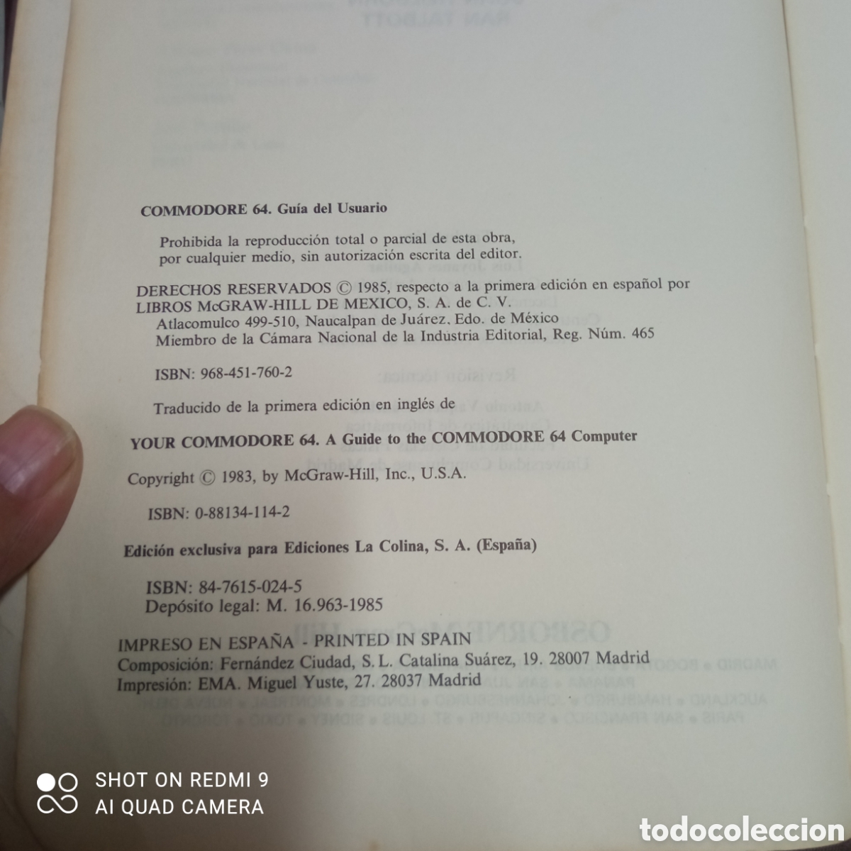Libros de segunda mano: Commodore 64, guia de usuario 1985. - Foto 10