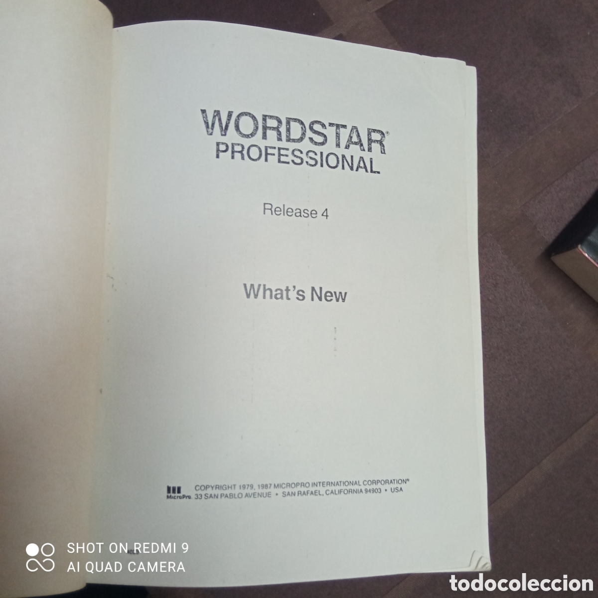 Libros de segunda mano: Wordstar profesional release 4. - Foto 2