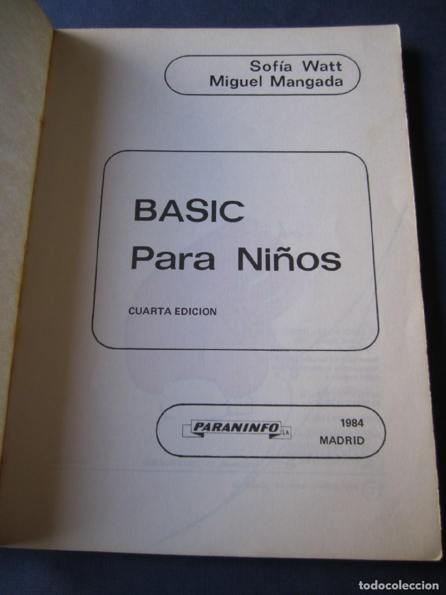 Libros de segunda mano: Basic para Ni&ntilde;os (Paraninfo 1984) - Foto 10