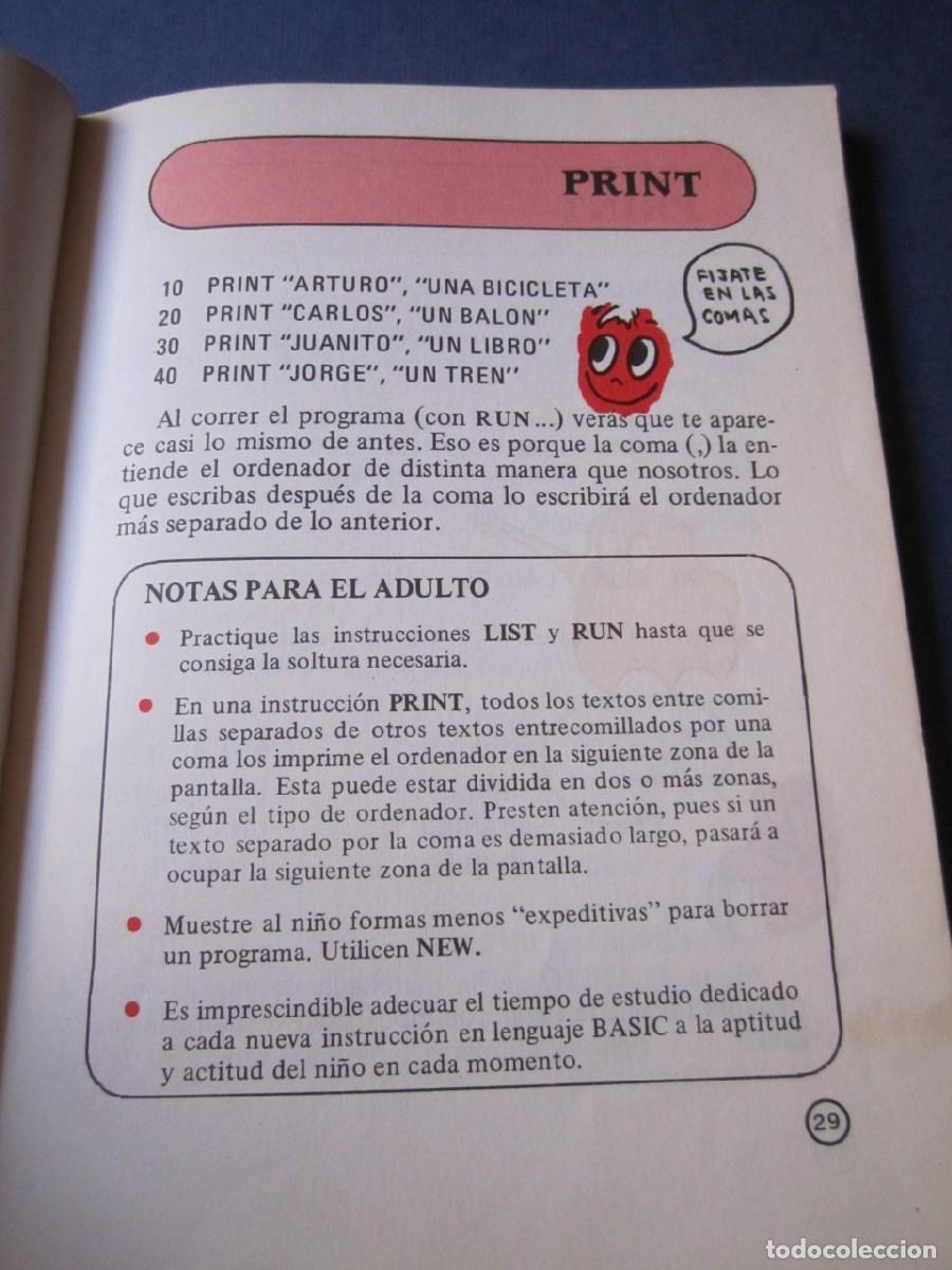 Libros de segunda mano: Basic para Ni&ntilde;os (Paraninfo 1984) - Foto 15