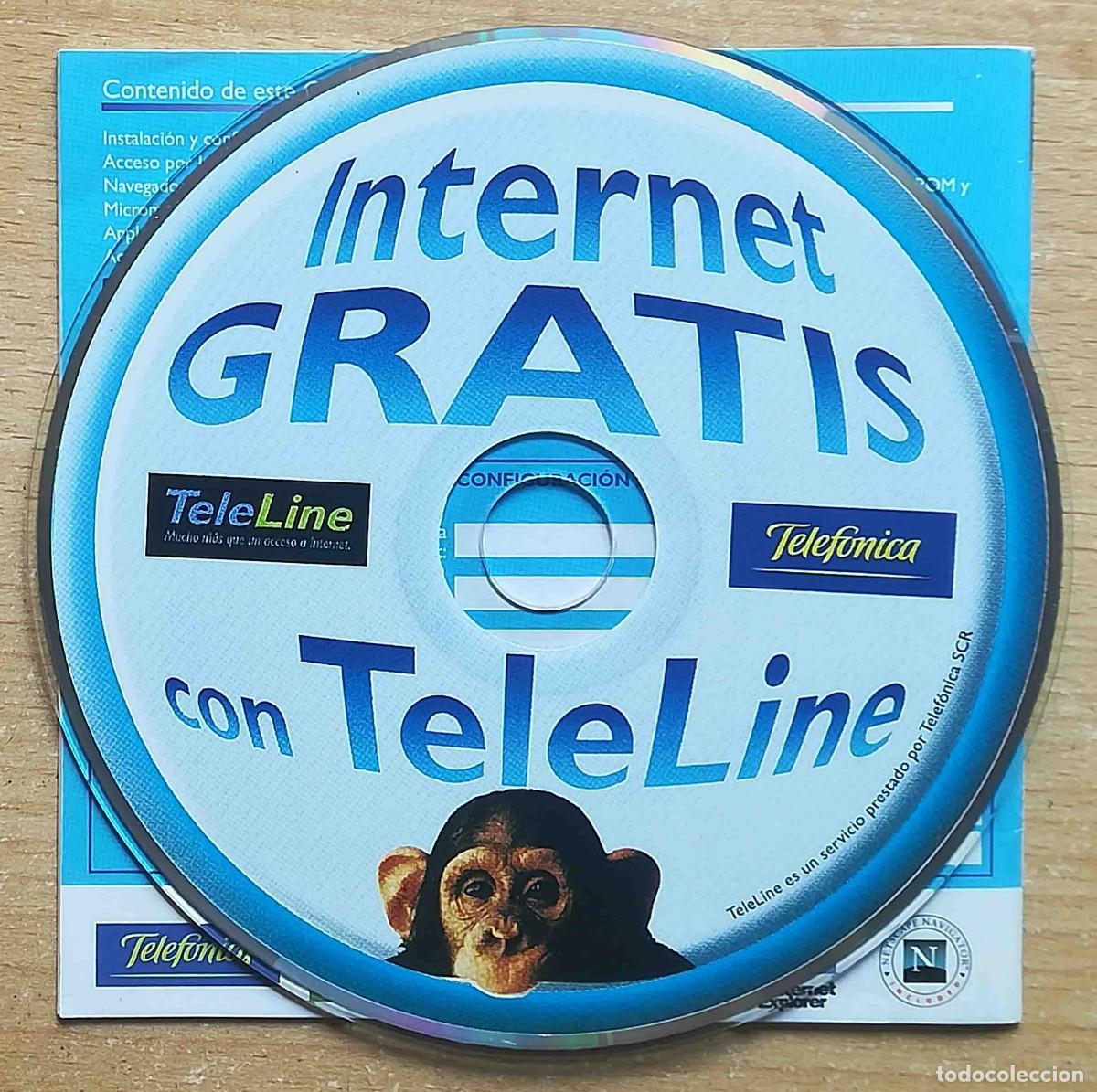 Libros de segunda mano: CD-ROM Internet gratis con Teleline - Caja + Disco + Folleto - Foto 5