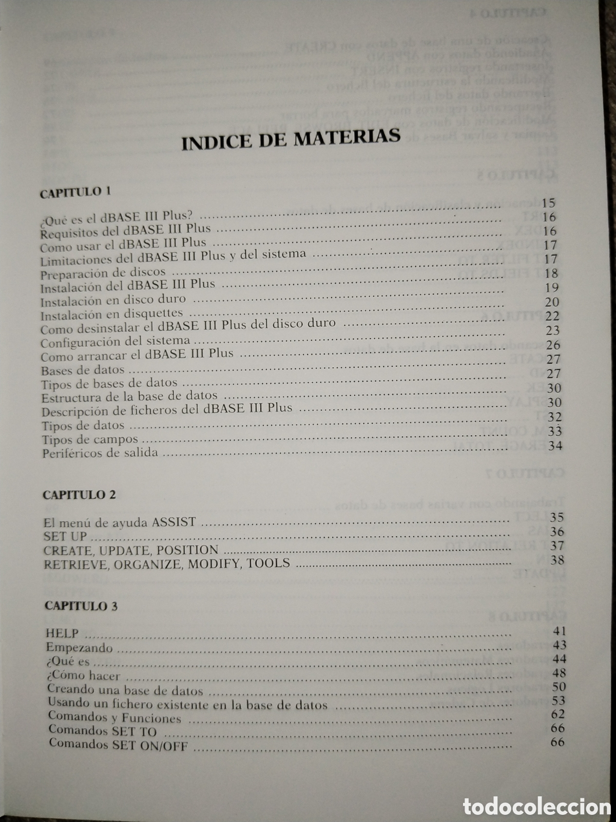 Libros de segunda mano: dBase III Plus. Gu&iacute;a del programador. Ra-Ma - Foto 3