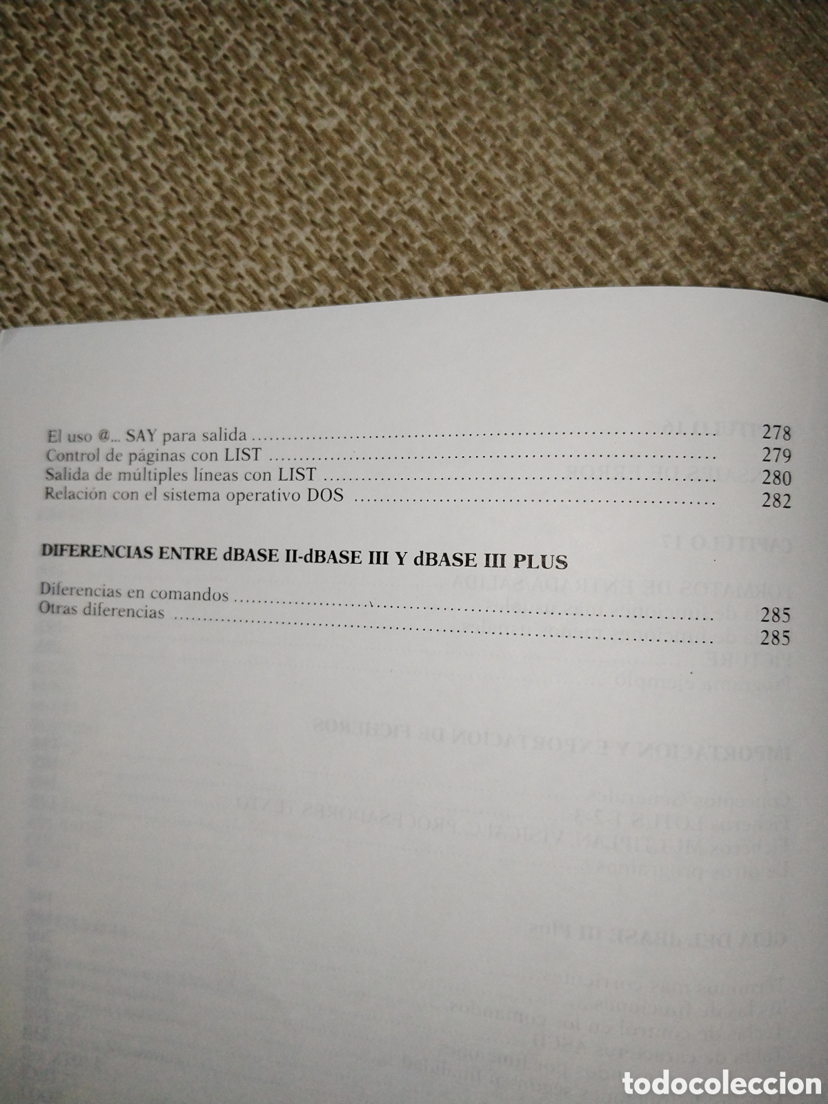 Libros de segunda mano: dBase III Plus. Gu&iacute;a del programador. Ra-Ma - Foto 6