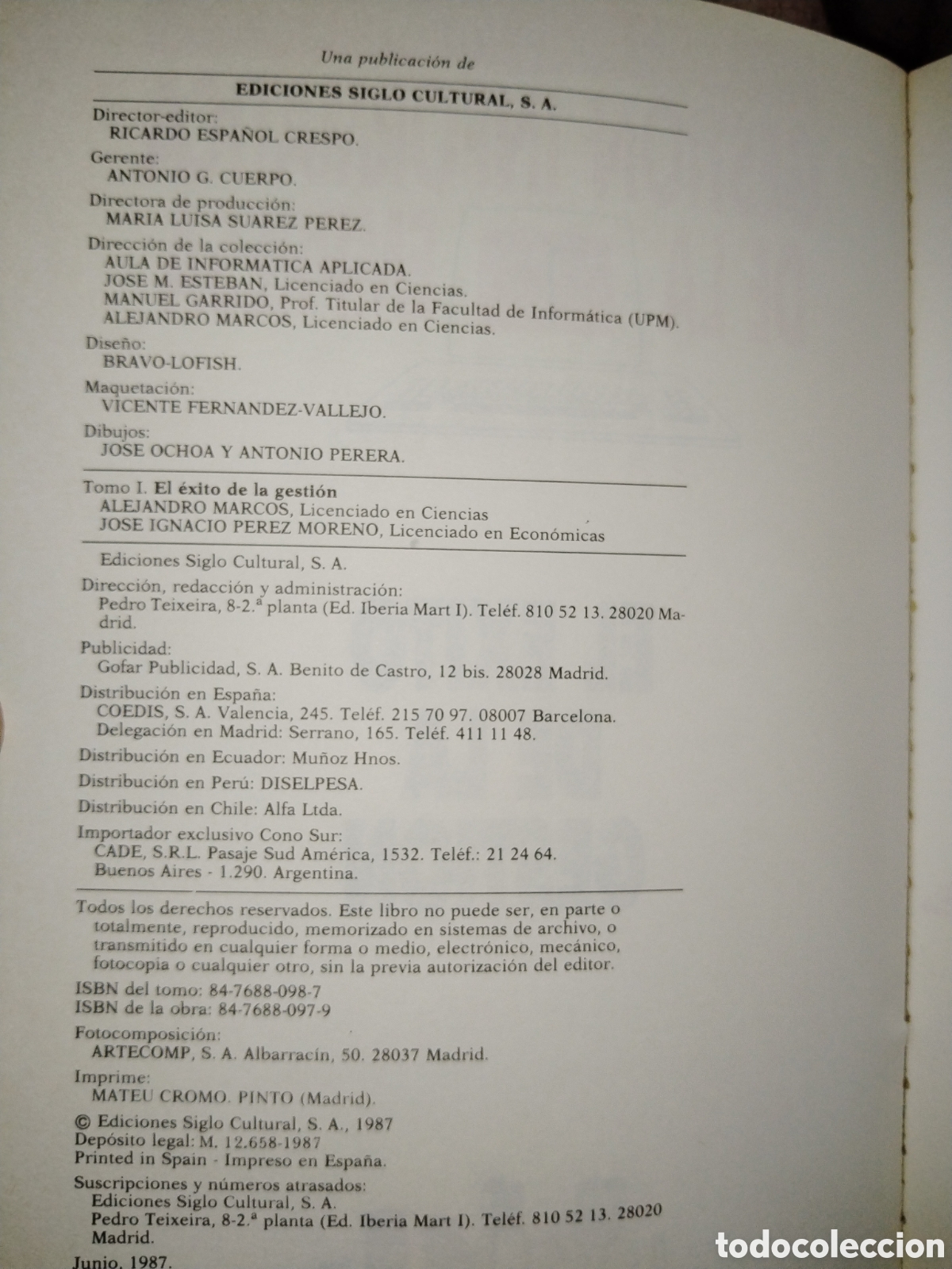Libros de segunda mano: Gesti&oacute;n inform&aacute;tica de la empresa 1 y 2. - Foto 2