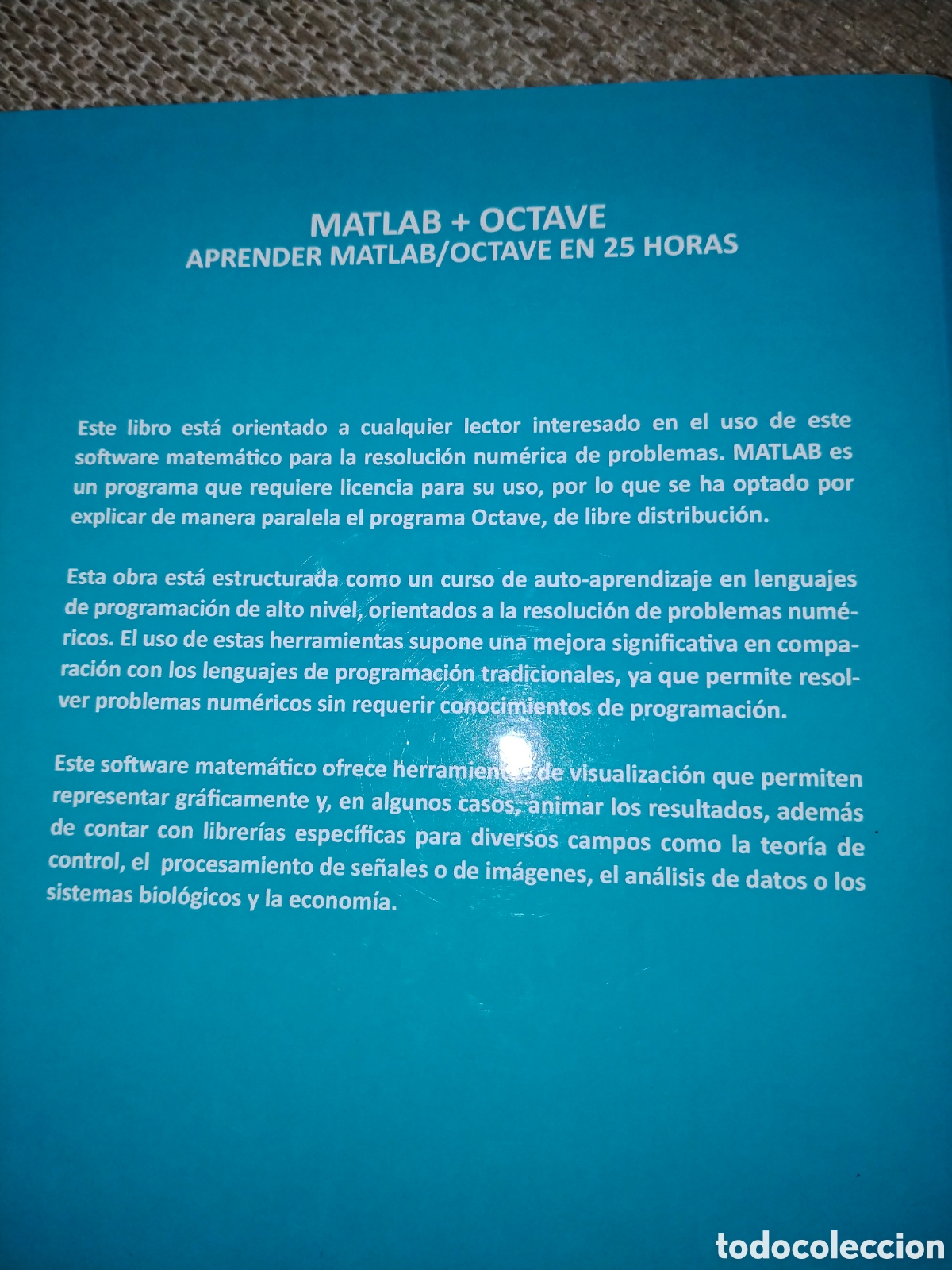 Libros de segunda mano: MATLAB + OCTAVE. En 25 horas - Foto 2