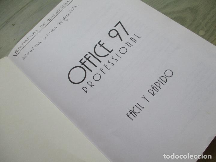 Libros de segunda mano: F&Aacute;CIL Y R&Aacute;PIDO- OFFICE 97-PROFESSIONAL, - Foto 2