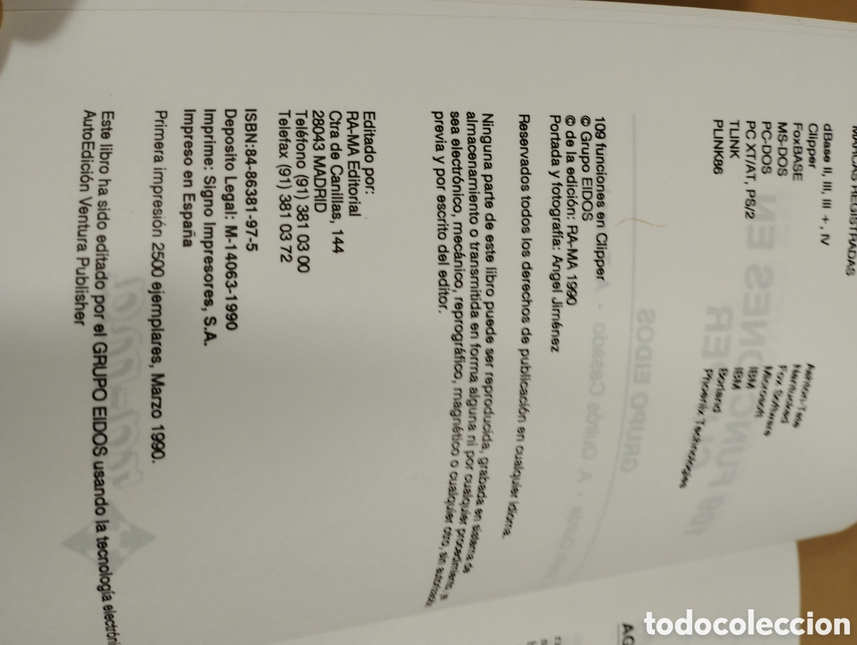 Libros de segunda mano: 109 funciones en Clipper. Grupo eidos. Ra-ma. - Foto 4