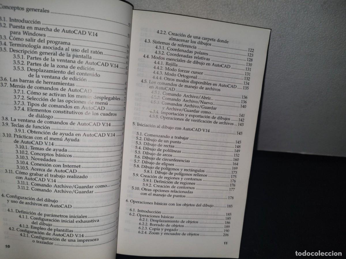 Libros de segunda mano: 2- AUTOCAD 14 - JORGE RODR&Iacute;GUEZ VEGA - Foto 6