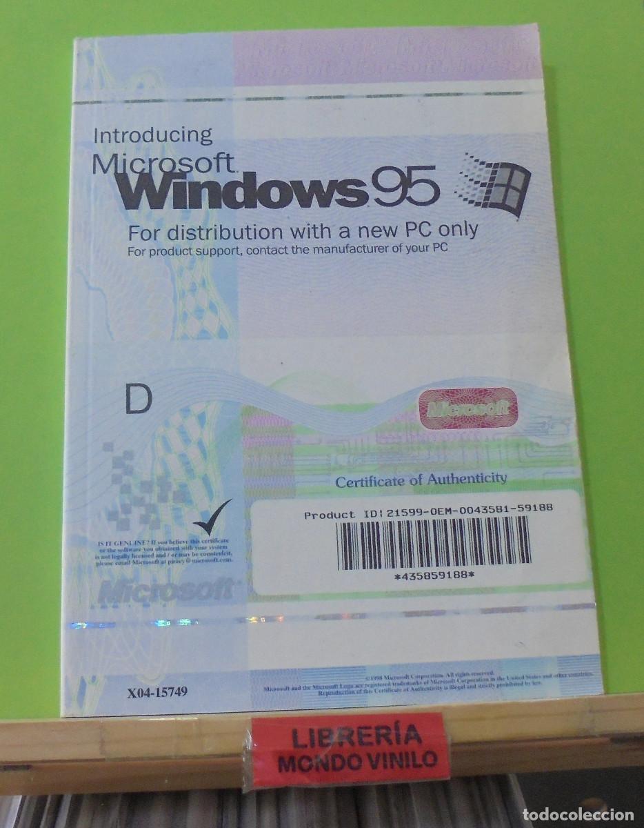 Libros de segunda mano: Introducing Microsoft Windows 95. Texto en ingles - Foto 1