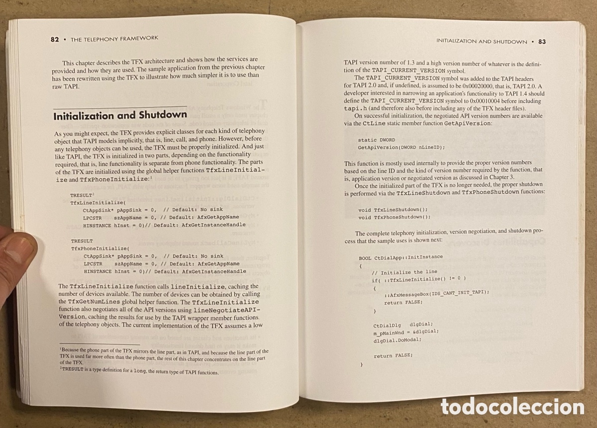 Libros de segunda mano: WINDOWS TELEPHONY PROGRAMMING, A DEVELOPER&rsquo;S GUIDE TO TAPI. CHRISS SELLS. ADDISON WESLEY - Foto 6