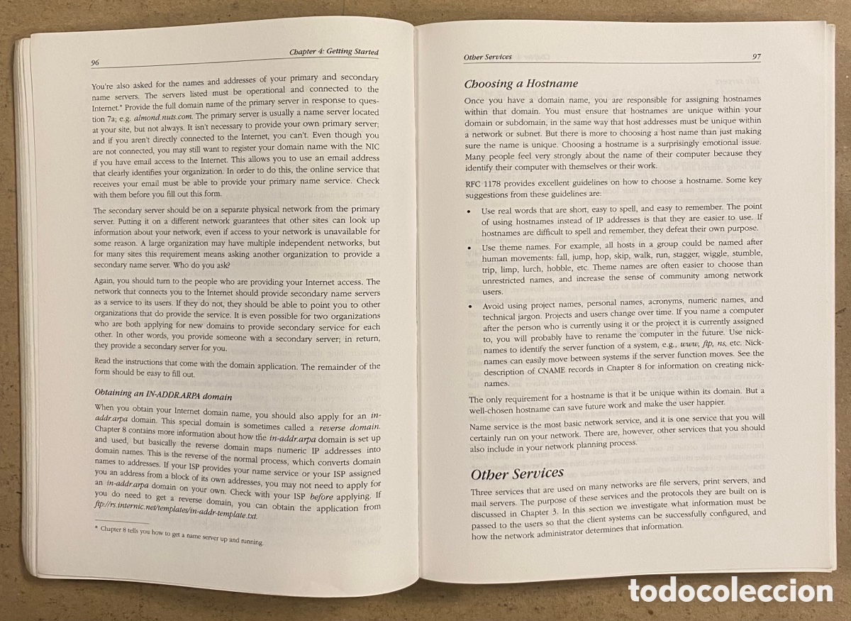 Libros de segunda mano: TCP/IP NETWORK ADMINISTRATION. CRAIG HUNT. O&rsquo;REILLY 1998. EN INGL&Eacute;S. - Foto 5