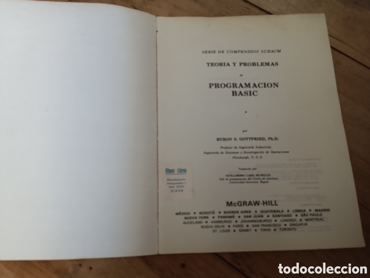 Libros de segunda mano: SERIE SCHAUM PROGRAMACION BASIC. - Foto 2