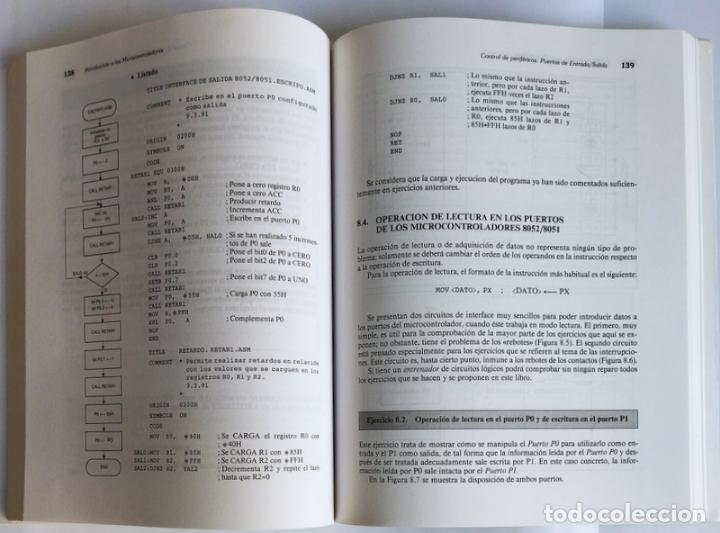 Libros de segunda mano: INTRODUCCION A LOS MICROCONTROLADORES - HARWARE / SOFTWARE / APLICACIONES - JOSE A. GONZALEZ VAZQUEZ - Foto 5