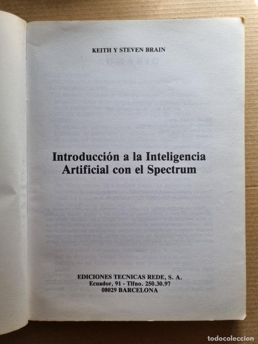 Libros de segunda mano: Introducci&oacute;n a la Inteligencia Artificial con el Spectrum. Keith y Steven Brain. 1986 - Foto 2