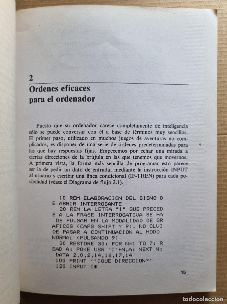 Libros de segunda mano: Introducci&oacute;n a la Inteligencia Artificial con el Spectrum. Keith y Steven Brain. 1986 - Foto 5