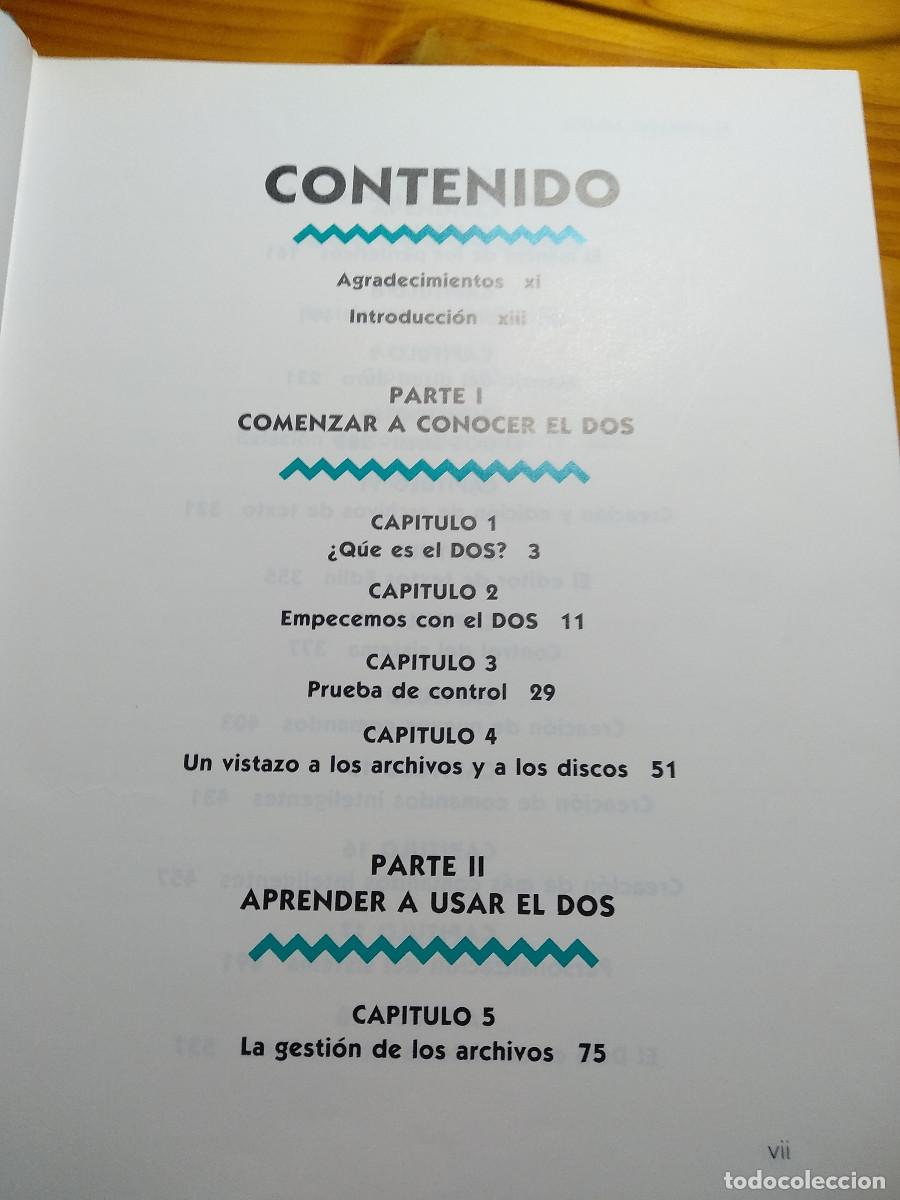 Libros de segunda mano: EL LIBRO DEL MS DOS, EDICION ESPECIAL, Van Wolverton, 810 p&aacute;g. - Foto 3