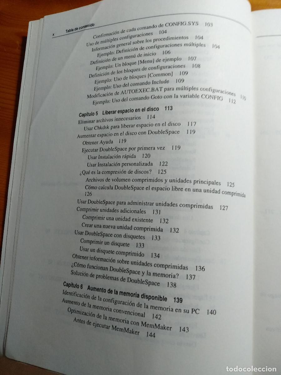 Libros de segunda mano: MANUAL DEL USUARIO MICROSOFT MS-DOS 6.2 - Foto 6