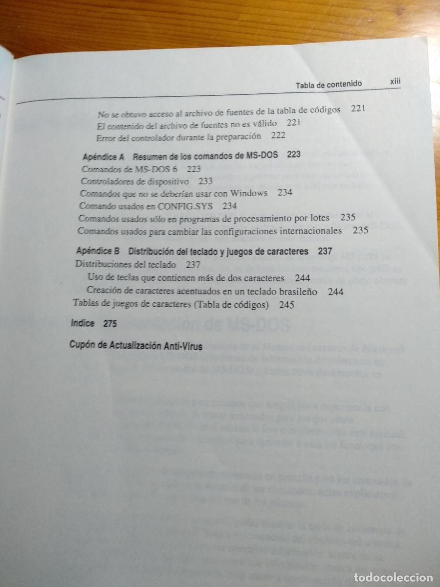 Libros de segunda mano: MANUAL DEL USUARIO MICROSOFT MS-DOS 6.2 - Foto 9