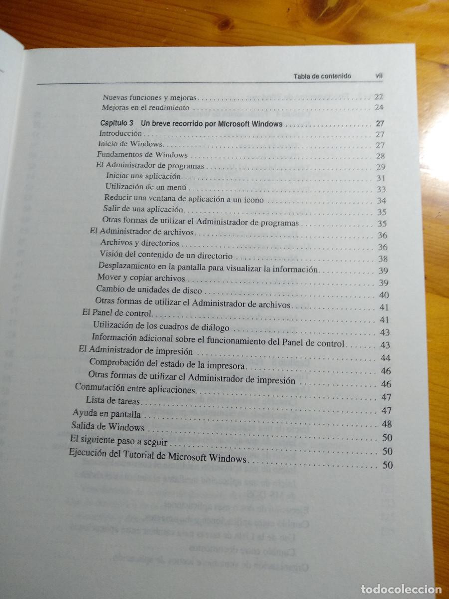 Libros de segunda mano: MANUAL DEL USUARIO MICROSOFT WINDOWS SISTEMA OPERATIVO (Versi&oacute;n 3.1) - Foto 4