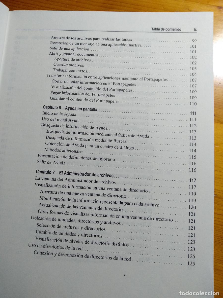 Libros de segunda mano: MANUAL DEL USUARIO MICROSOFT WINDOWS SISTEMA OPERATIVO (Versi&oacute;n 3.1) - Foto 6