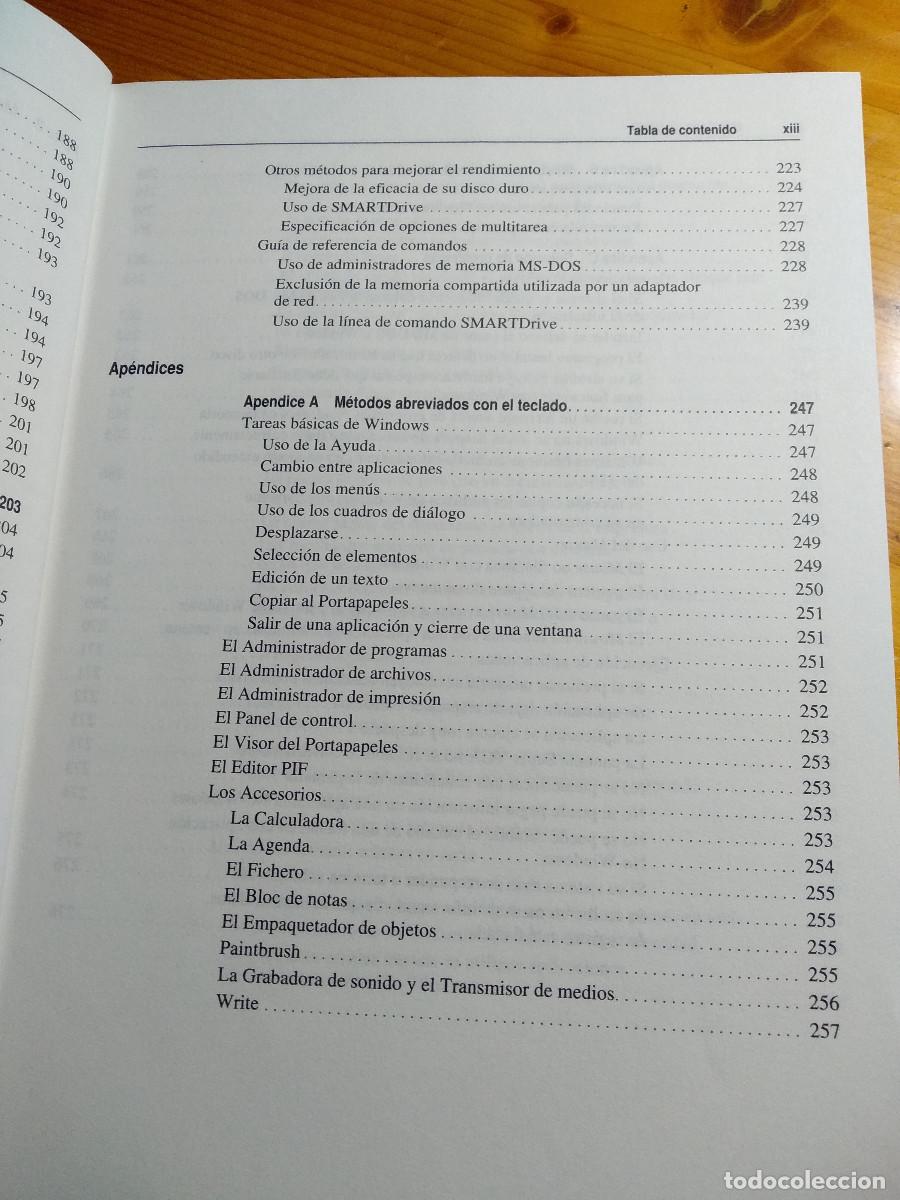 Libros de segunda mano: MANUAL DEL USUARIO MICROSOFT WINDOWS SISTEMA OPERATIVO (Versi&oacute;n 3.1) - Foto 10