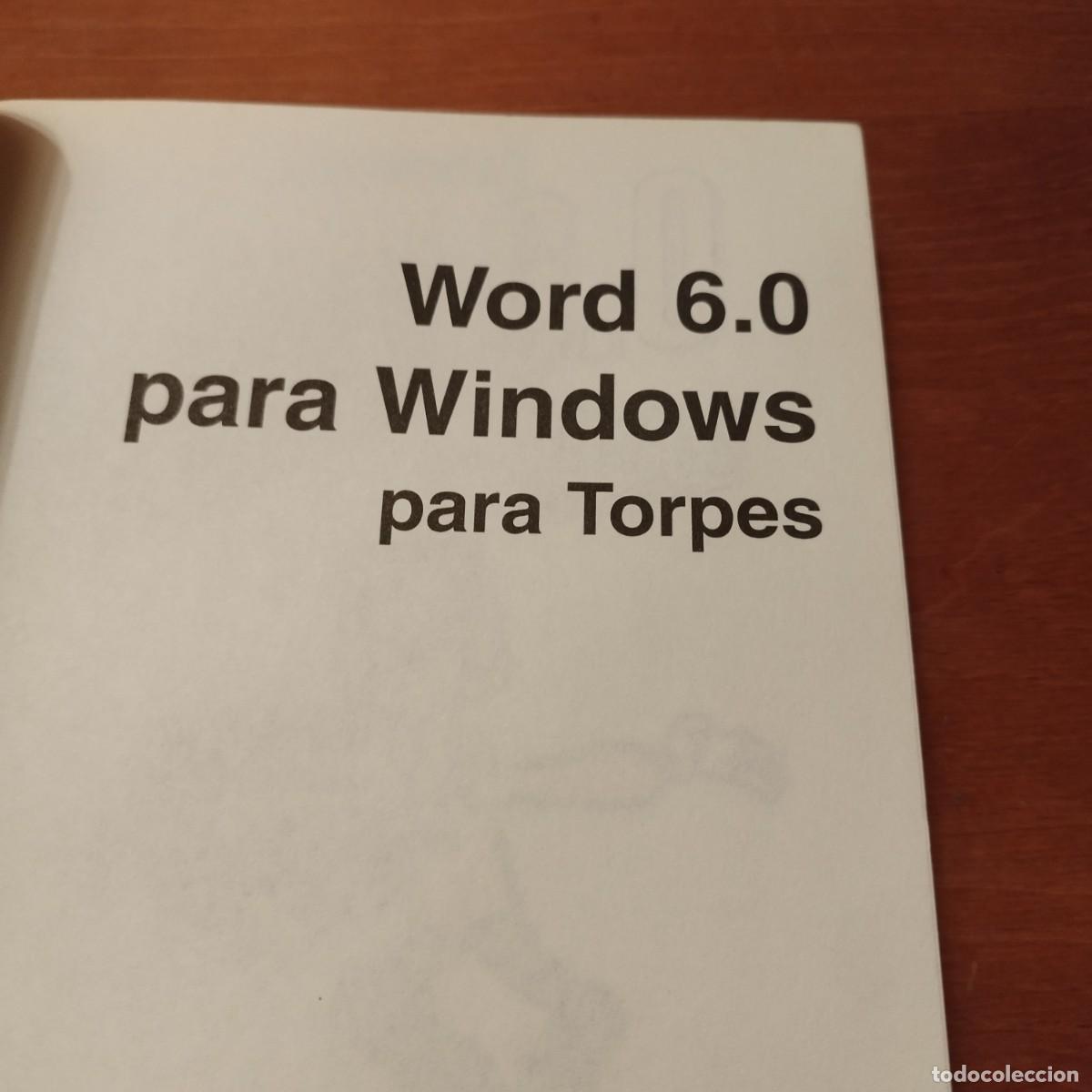 Libros de segunda mano: WORD 6.0 PARA TORPES / CONS434 / ANAYA - Foto 2