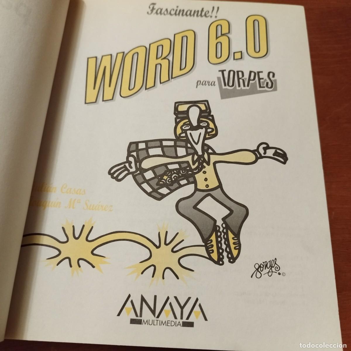 Libros de segunda mano: WORD 6.0 PARA TORPES / CONS434 / ANAYA - Foto 3