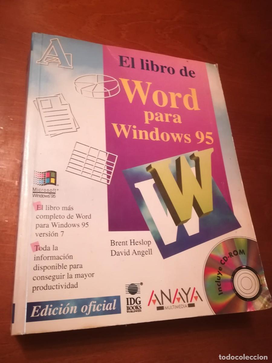 Libros de segunda mano: EL LIBRO DE WORD PARA WINDOWS 95 / CONS447 / ANAYA - Foto 1