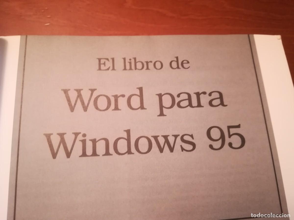 Libros de segunda mano: EL LIBRO DE WORD PARA WINDOWS 95 / CONS447 / ANAYA - Foto 2