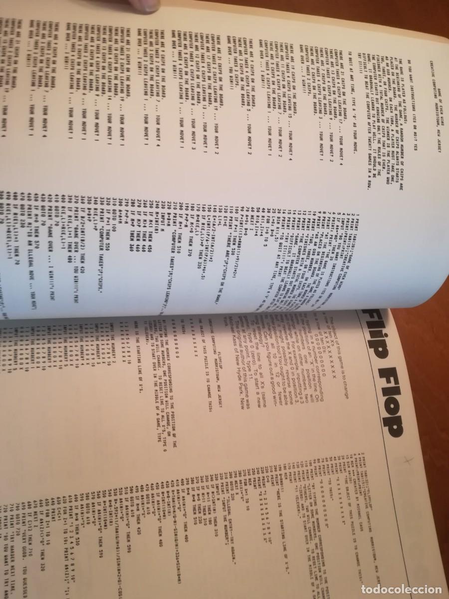 Libros de segunda mano: BASIC COMPUTER GAMES / MICROPUNTER EDITION / CONS265 INGLES- LIBRO BASICO JUEGOS COMPUTADORA - Foto 4
