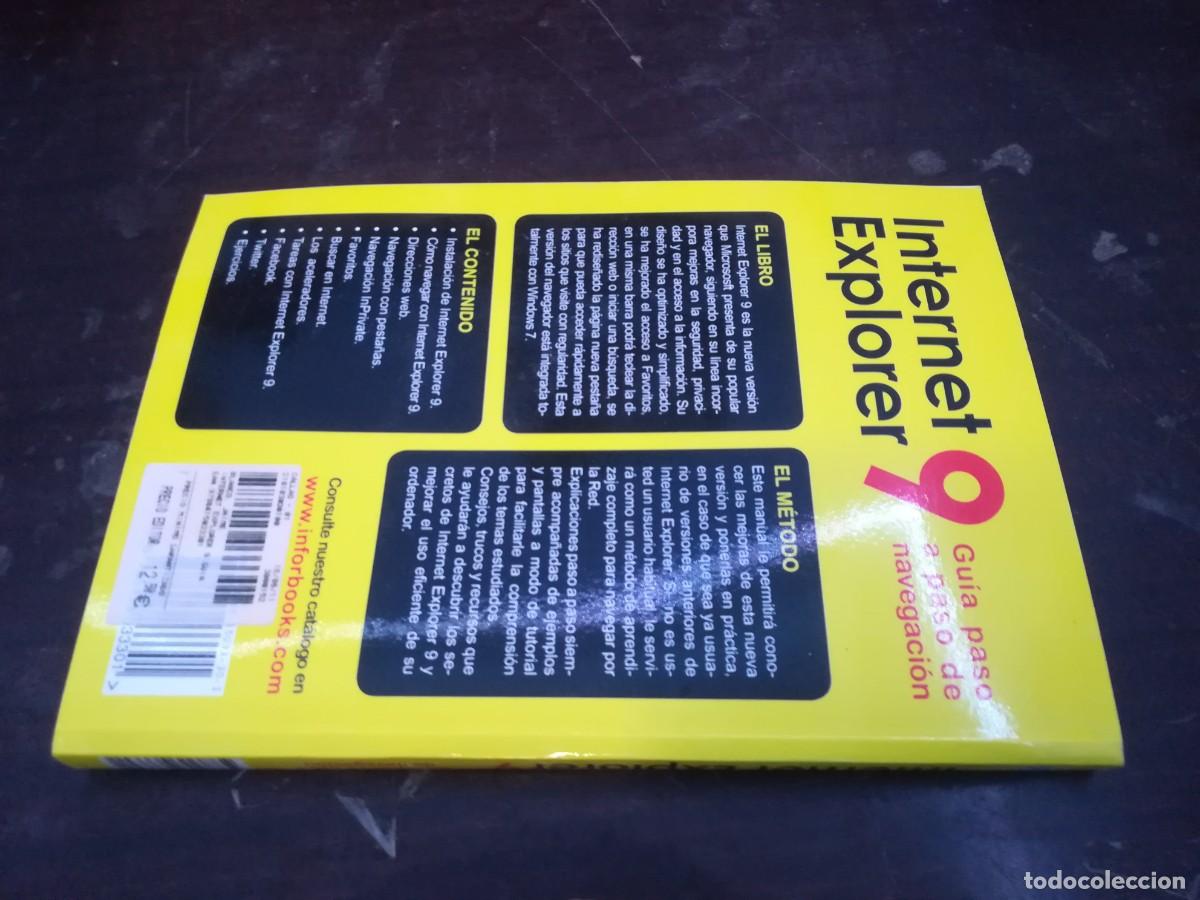 Libros de segunda mano: INTERNET EXPLORER 9 / JAIME BLANCO / S401B / GUIA PASO A PASO DE NAVEGACION - Foto 2