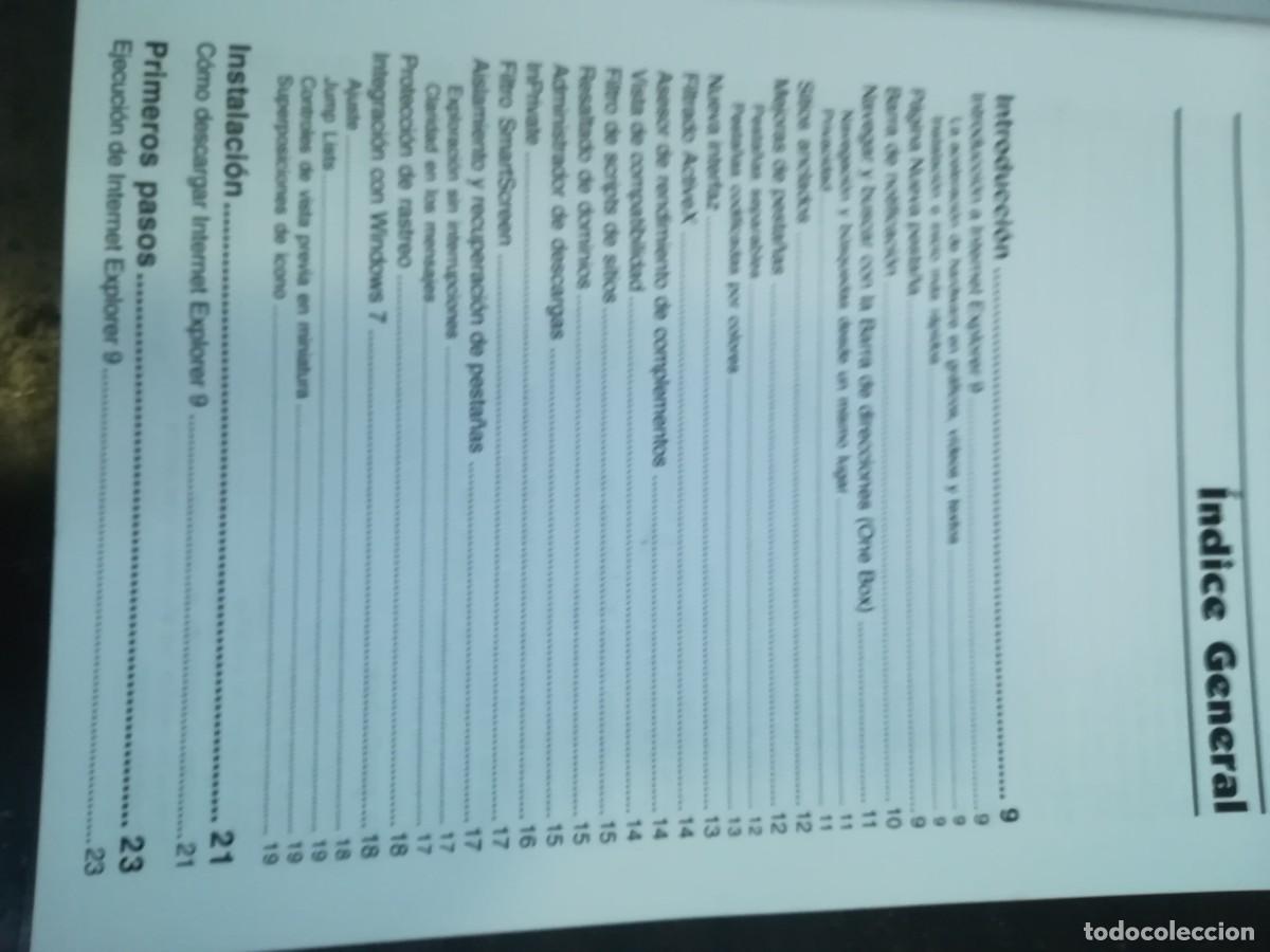 Libros de segunda mano: INTERNET EXPLORER 9 / JAIME BLANCO / S401B / GUIA PASO A PASO DE NAVEGACION - Foto 5