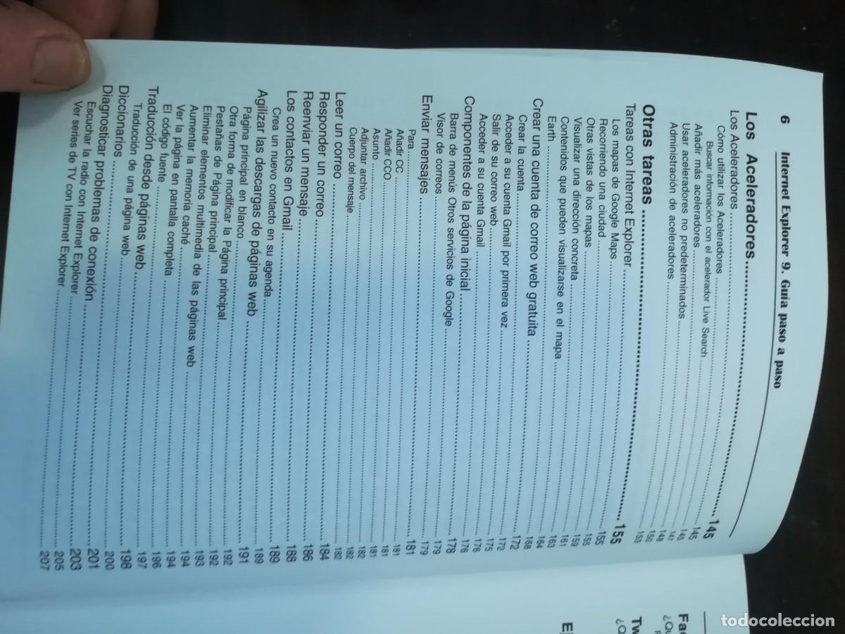 Libros de segunda mano: INTERNET EXPLORER 9 / JAIME BLANCO / S401B / GUIA PASO A PASO DE NAVEGACION - Foto 8