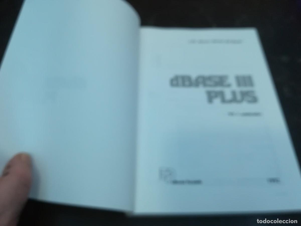 Libros de segunda mano: DBASE PLUS / JM ALONSO / Y206B / PARANINFO - Foto 4