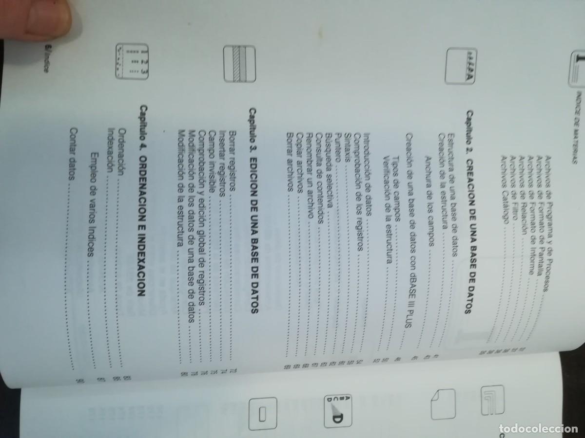 Libros de segunda mano: DBASE PLUS / JM ALONSO / Y206B / PARANINFO - Foto 8